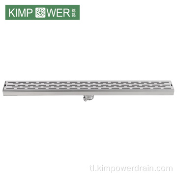 Linear floor drain para sa shower